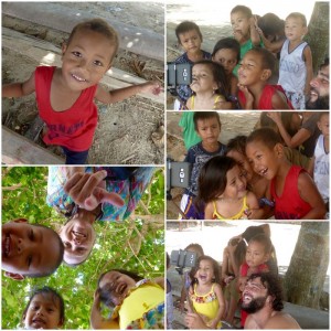 1913. niños en la isla de Albaguen 