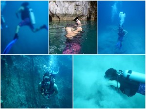 2061. buceando en Barracuda Lake   